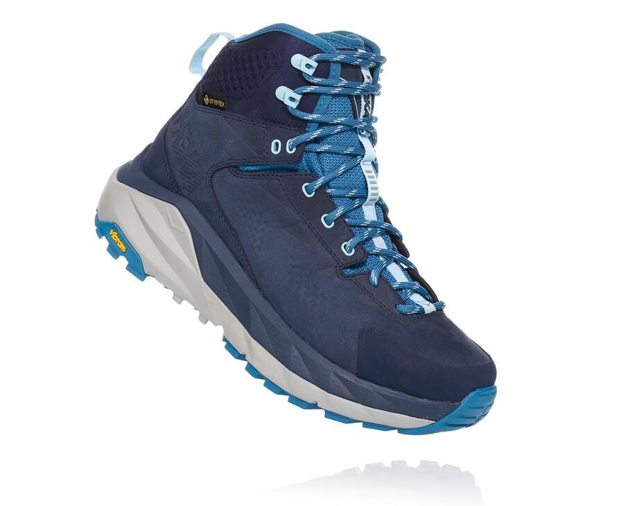 Hoka Kaha Gore-Tex - Women's Hiking Boots - Navy - UK 824ESRNGV